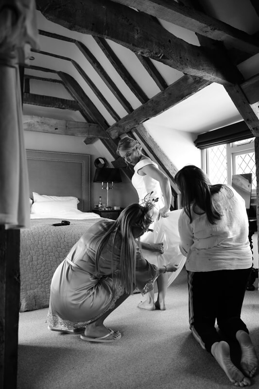 bride getting ready