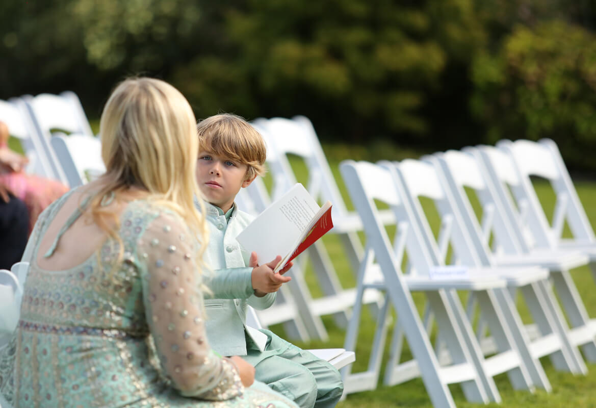 boy holding a book open