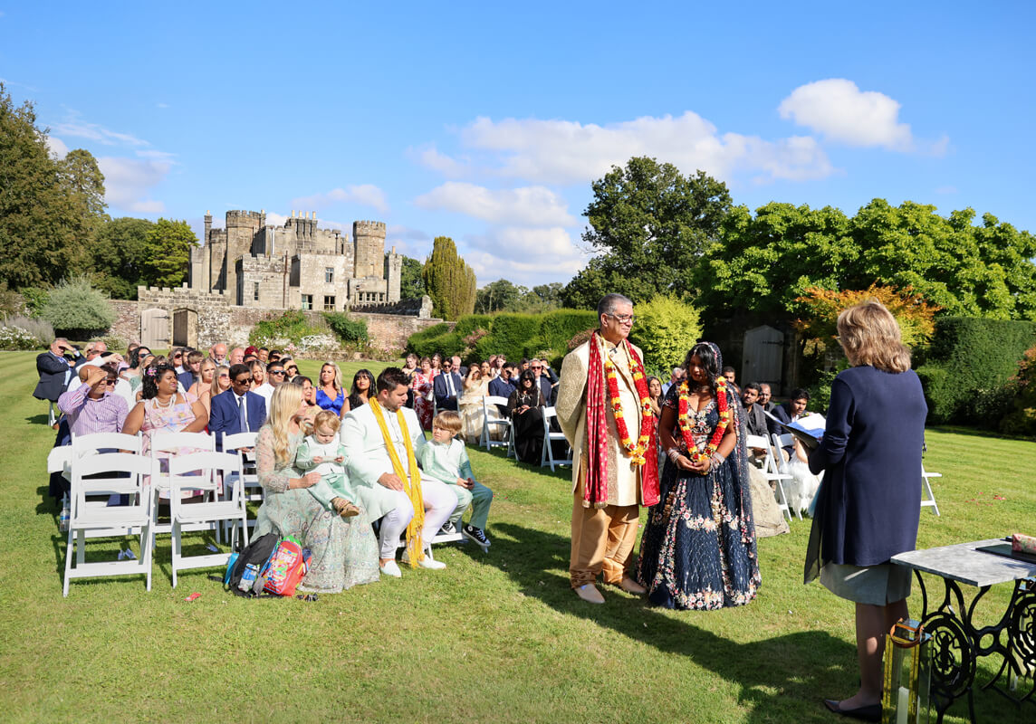 Indian wedding ceremony Wadhurst Castle