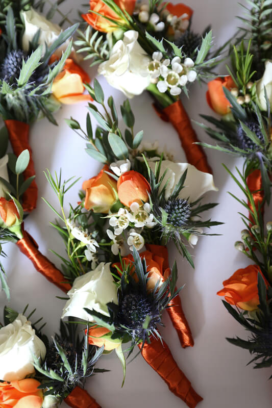 flowers button holes